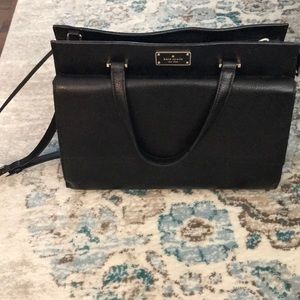 Structured Black Kate Spade Purse